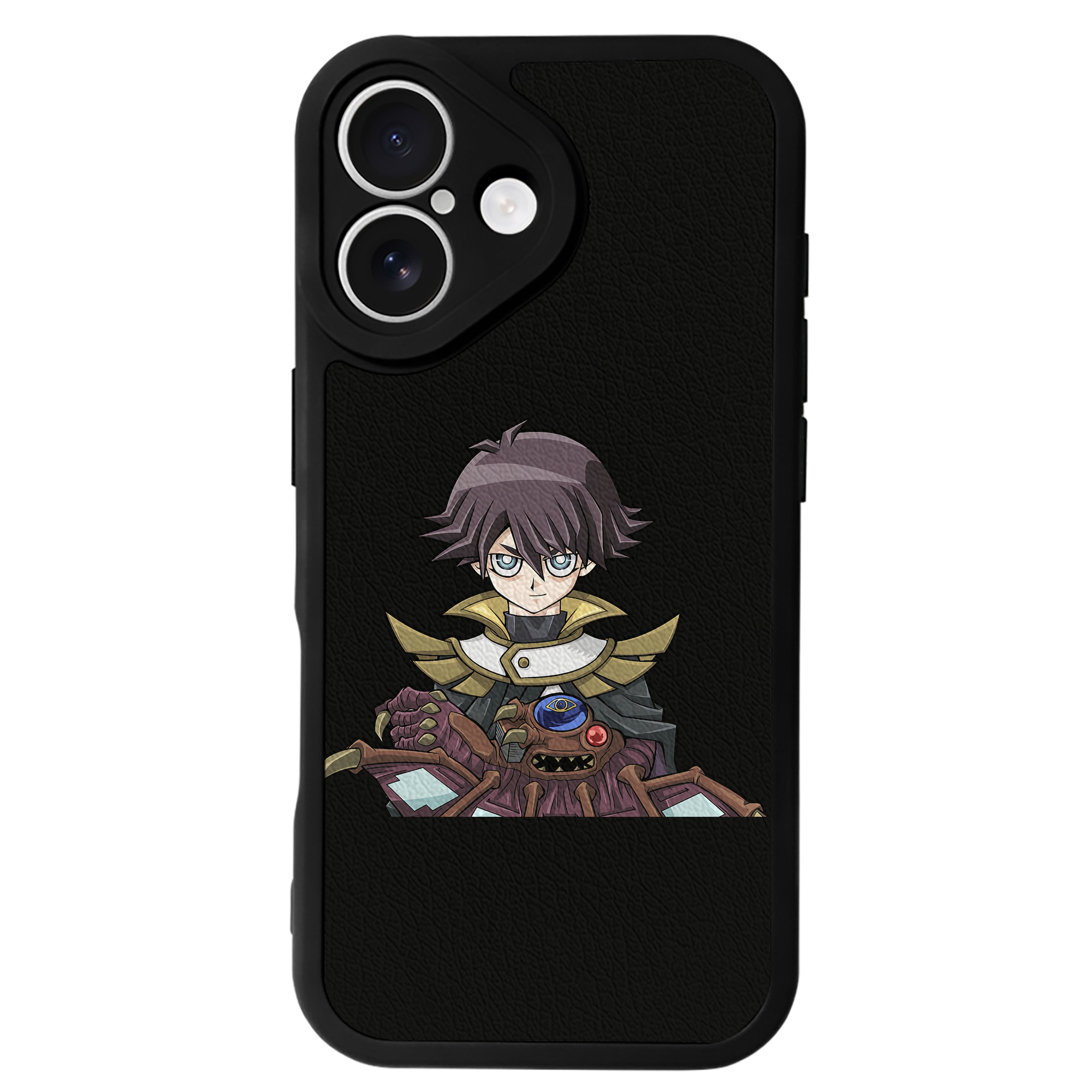 遊☆戯☆王 Yu-Gi-Oh! 【iPhone 16シリーズ対応】シリコンスマホケース（レザー調） 材質：シリコン